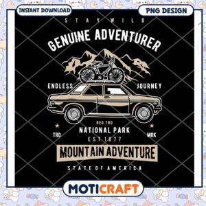 Mountain Adventure PNG Design