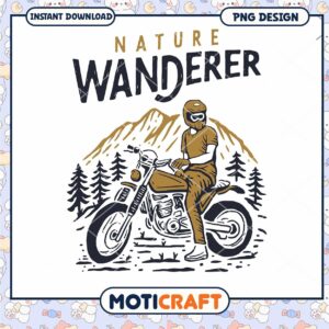Motorcycle Nature Wanderer PNG