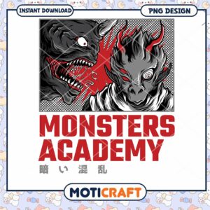 Monsters Academy PNG Design