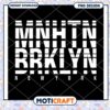 Manhattan Brooklyn NYC PNG Design