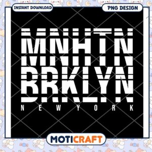 Manhattan Brooklyn NYC PNG Design