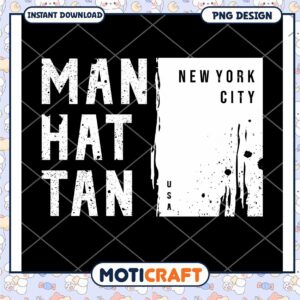 Manhattan NYC PNG Design Graphic