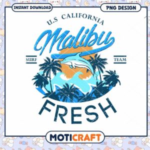 Malibu Surf Team PNG Design