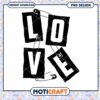 Love PNG Design Safety Pin Graphic