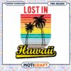 Lost in Hawaii Vintage Palm Tree PNG Design for Download 2 Lost in Hawaii Vintage Palm Tree PNG Design for Download