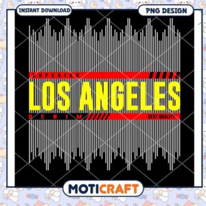 Los Angeles Denim PNG Design