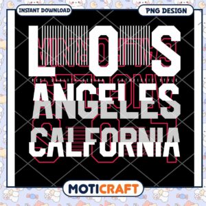 Los Angeles California PNG Design Los Angeles California PNG Design