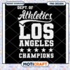 Los Angeles Athletics Department PNG Design for Download 2 Los Angeles Athletics Department PNG Design for Download
