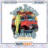 Long Beach California Surfing Paradise Vintage PNG Design