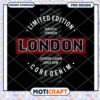 London Core Denim PNG Design