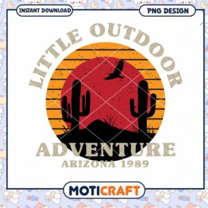 Little Outdoor Adventure Arizona PNG Design Download 1989
