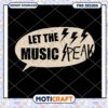Let The Music Speak PNG Design