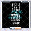 Learn to Surf PNG Quote Design