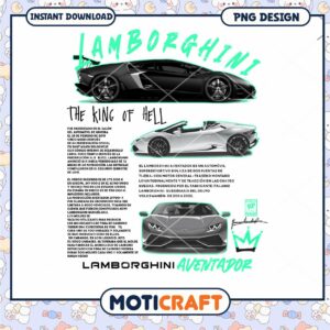 Lamborghini Aventador PNG Design The King of Hell Download