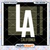 LA California PNG Design Instant Download