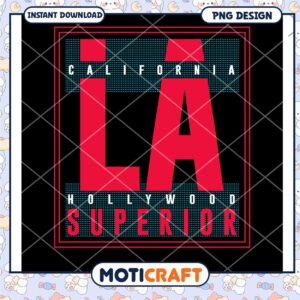 LA Superior PNG Design Graphic