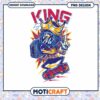 King Skateboarder PNG Design