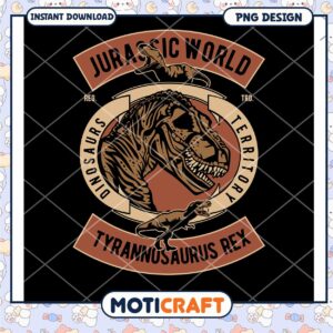 Jurassic World T Rex PNG Design