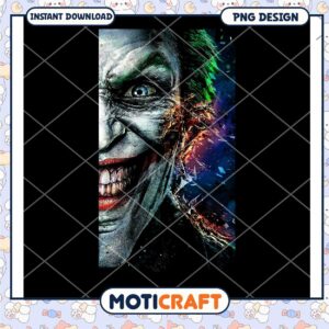 Joker PNG Design Instant Download