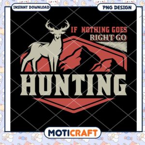 Hunting PNG Design Instant Download