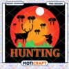 Hunting PNG Design Deer Hunter Sunset
