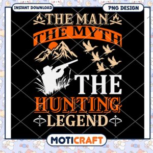 Hunting Legend PNG Man Myth Design
