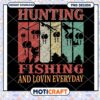 Hunting Fishing Retro PNG Design