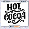 Hot Cocoa PNG Design Instant Download
