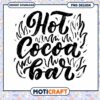 Hot Cocoa Bar PNG Design