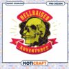 Hellraiser Adventures Skull Design Instant Download PNG