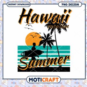 Hawaii Vacation Summer PNG Design