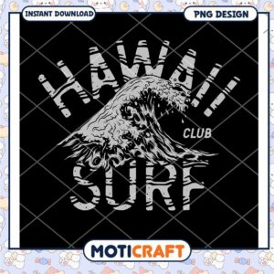 Hawaii Surf Club PNG Design