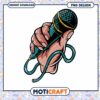 Hand Holding Microphone PNG Design for Instant Download