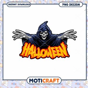 Halloween Grim Reaper PNG Design