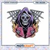 Grim Reaper Holding Hearts Halloween PNG Instant Download Art