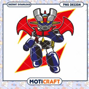 Grendizer PNG Design Instant Download