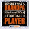 Grandpa Football Player PNG Design