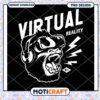 Gorilla VR PNG Design Instant Download