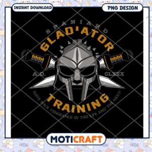 Gladiator Training PNG Design