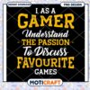 Gamer Passion PNG Design Download