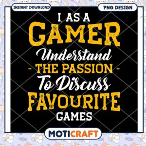 Gamer Passion PNG Design Download