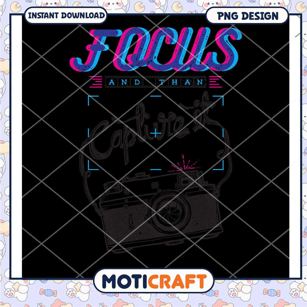 Focus and Capture it PNG Design Focus and Capture it PNG Design
