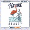 Flamingo Nature Beauty PNG Design