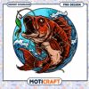 Fishing PNG Red Fish Catch Design 1 Fishing PNG Red Fish Catch Design