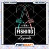 Fishing Legends PNG Design