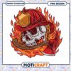 Firefighter Skull PNG Design 1 Firefighter Skull PNG Design