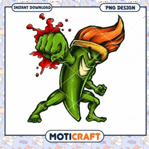 Fighting Paintbrush PNG Design