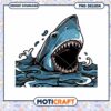 Fierce Shark PNG Design for Instant Download Artwork
