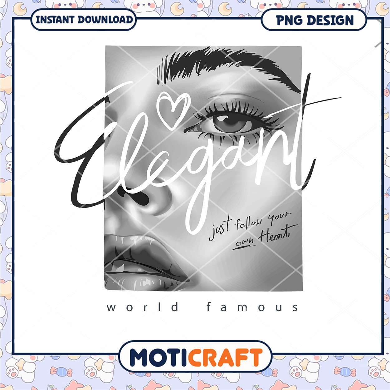 Elegant Woman PNG Design, Instant Download Elegant Woman PNG Design, Instant Download