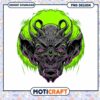Eerie Demon Skull PNG Artwork for Digital Download Design 1 Eerie Demon Skull PNG Artwork for Digital Download Design